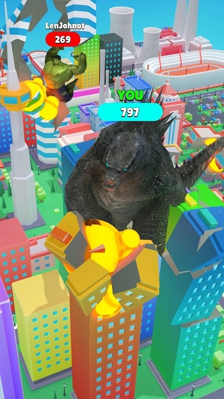 Crazy Kaiju 3D mod free