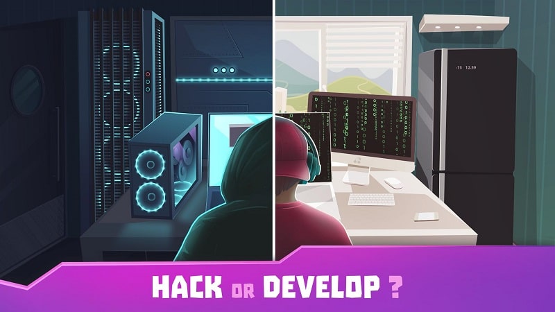 Hacker or Dev Tycoon Tap Sim mod