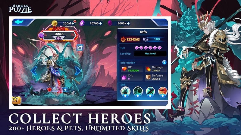 Heroes Puzzles mod free min