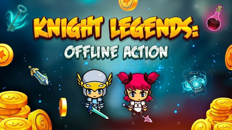 Tải game hack Knight Legends MOD APK (Vô hạn tiền/Bất tử) 1.25