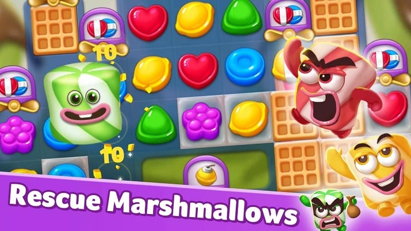 Lollipop Marshmallow Match3 mod apk