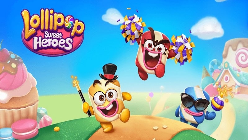 Tải game hack Lollipop Sweet Heroes MOD APK (Vô hạn tiền) 23.1121.00