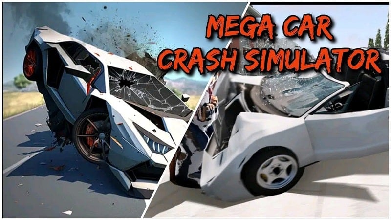 Tải game hack Mega Car Crash Simulator MOD APK (Mua sắm miễn phí) 1.28