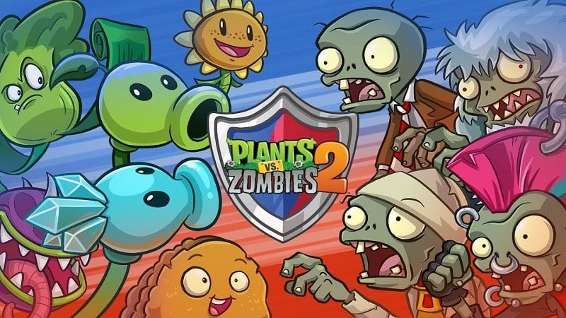 Tải game hack Plants vs Zombies 2 MOD APK (Menu/Vô hạn tiền, Max level, 0 Sun) 11.0.1