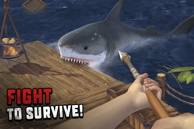 Survival on Raft Ocean Nomad mod