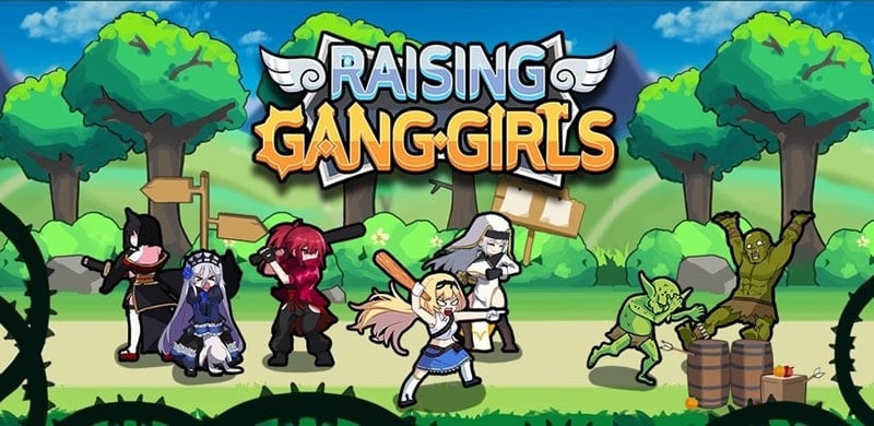 Tải game hack Raising Gang-Girls MOD APK (Menu/Vô hạn tiền/Sát thương) 1.0.12