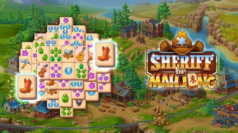 Tải game hack Sheriff of Mahjong MOD APK (Vô hạn tiền) 1.37.3701