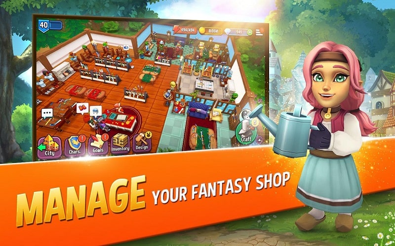 Shop Titans mod apk