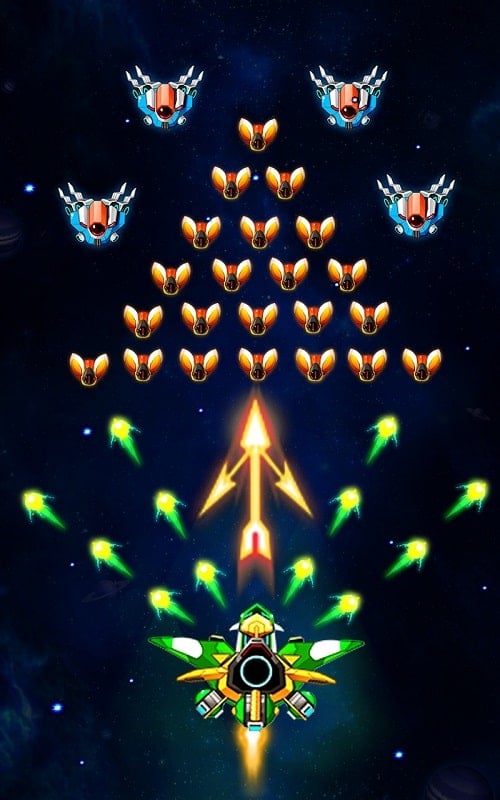 Space shooter Galaxy attack mod android 
