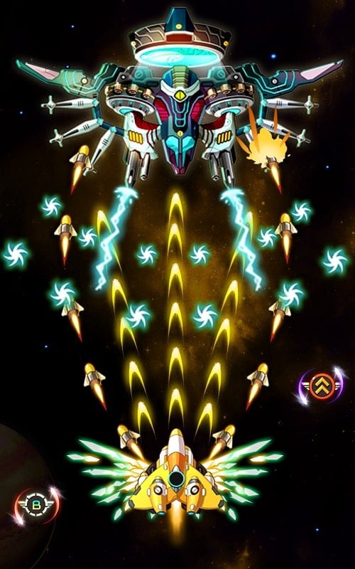 Space shooter Galaxy attack mod apk 