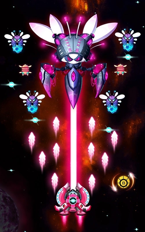 Space shooter Galaxy attack mod 