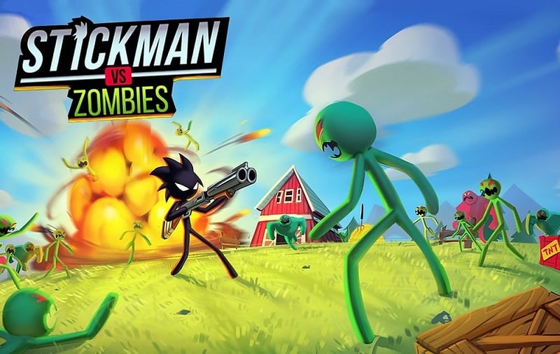 Tải game hack Stickman vs Zombies MOD APK (Vô hiệu kẻ địch, bất tử) 1.5.35