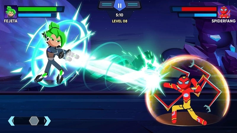 Super Stickman Fighting Battle mod android 