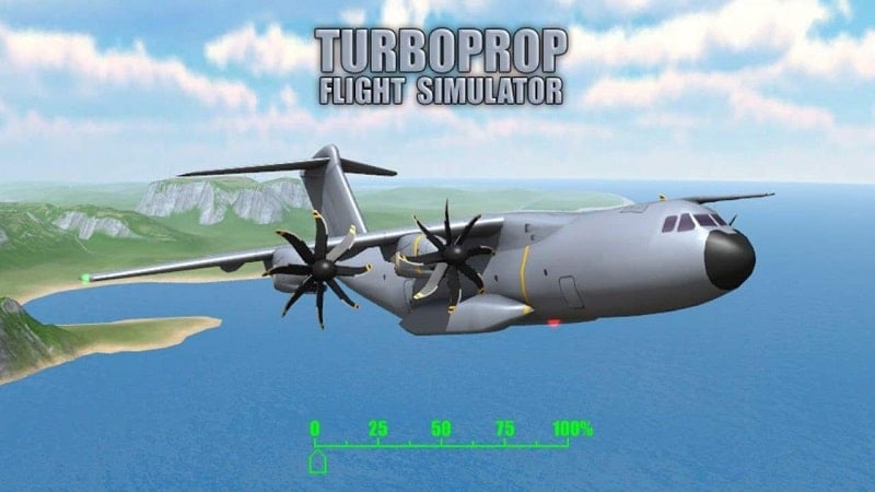 Tải game hack Turboprop Flight Simulator 3D MOD APK (Vô hạn tiền) 1.30.5