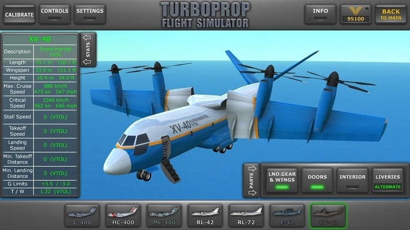 Turboprop Flight Simulator 3D mod