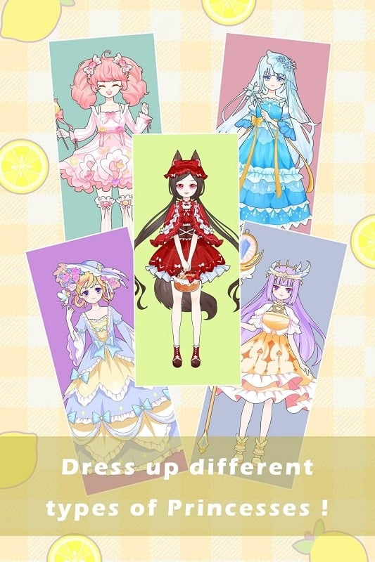 Vlinder Princess Dress up game mod