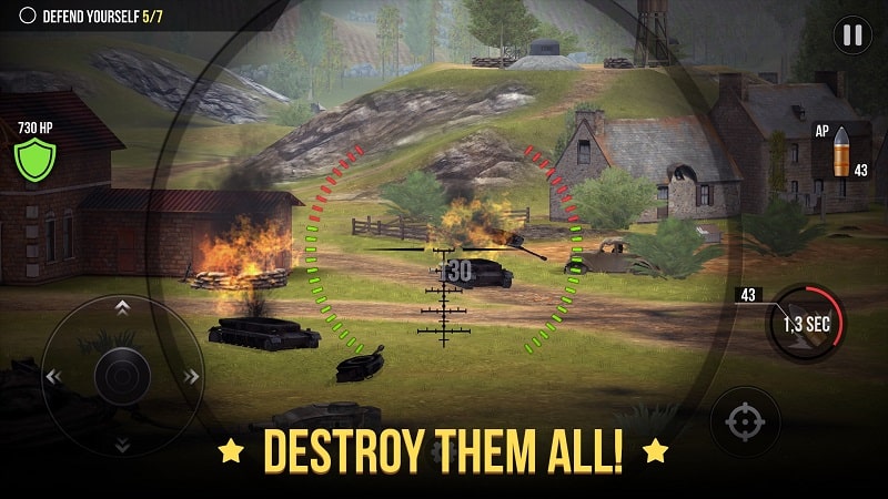 World of Artillery mod android 