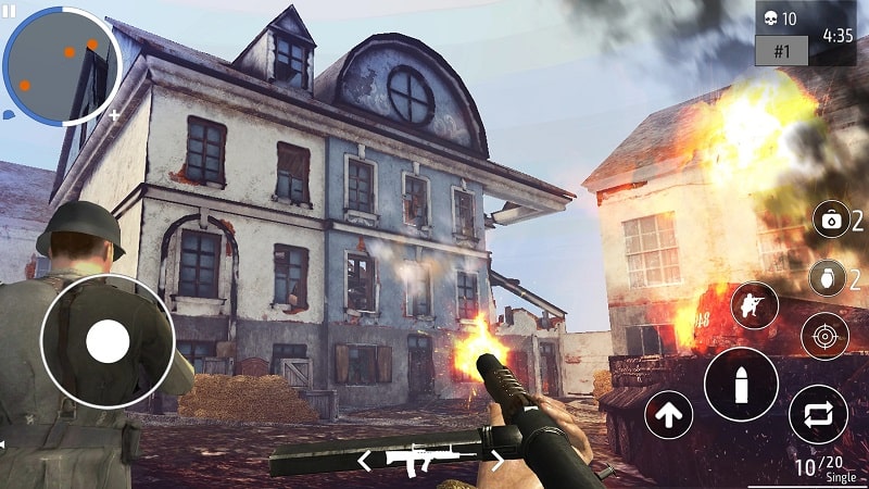 Tải game hack World War 2 Shooter MOD APK (Vô hạn tiền, Bất tử) 1.2.1