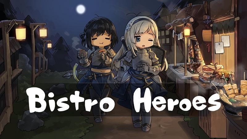Tải game hack Bistro Heroes MOD APK (Menu/Tấn công nhanh, bất tử) 4.23.0
