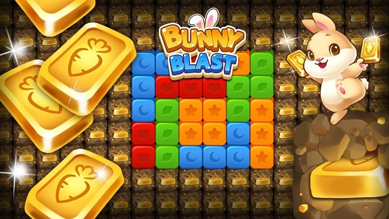 Tải game hack Bunny Blast MOD APK (Vô hạn búa, rocket) 1.7.0
