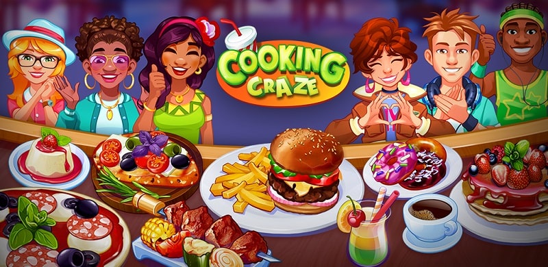 Tải game hack Cooking Craze MOD APK (Vô Hạn Tiền) 1.94.0