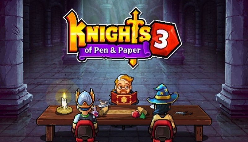 Tải game hack Knights of Pen and Paper 3 MOD APK (Menu/Bất tử/Hệ số sát thương/Phòng thủ) 1.03.1