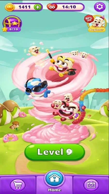 Lollipop Sweet Heroes mod