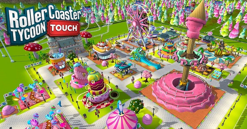 Tải game hack RollerCoaster Tycoon Touch MOD APK (Vô hạn tiền) 3.35.23